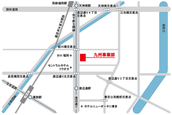 九州事務所地図